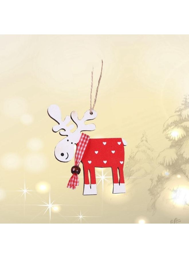 بي جي إم طقم دلايات ديكورية آيك مكون من 10 قطع أحمر/أبيض - Image 2