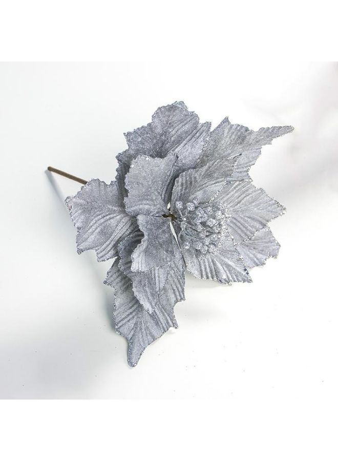 بي جي إم طقم زينة للديكور، مكون من قطعتين فضي