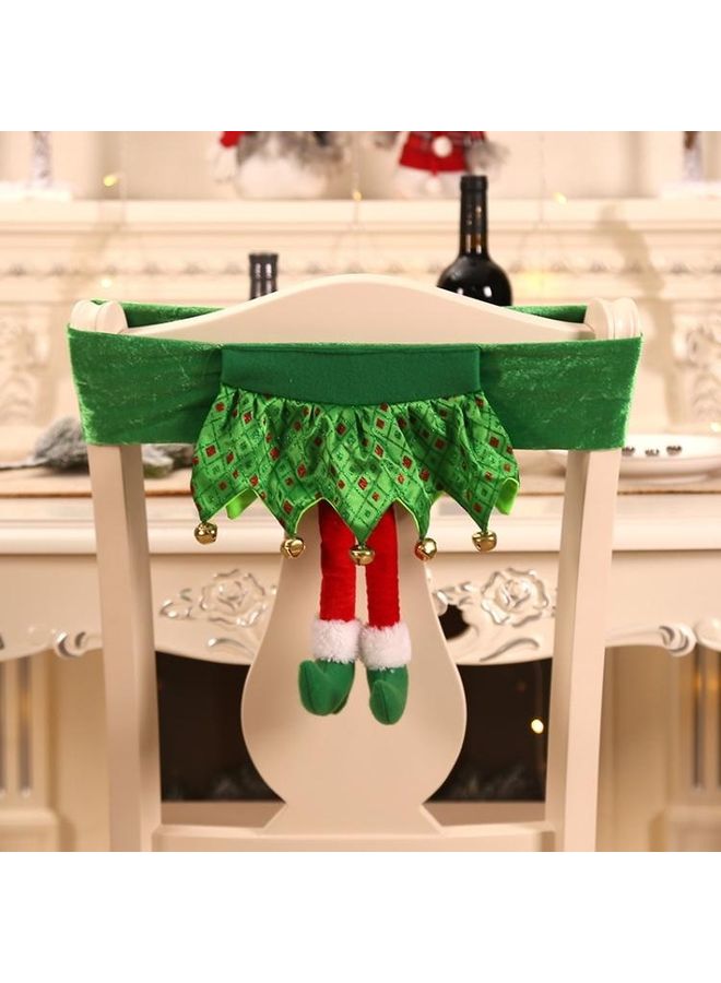 BGM Chair Cover Decorative Ornament Green/Red