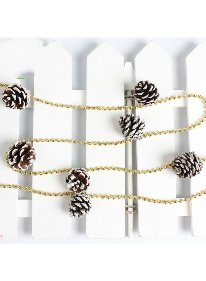 بي جي إم قطعتان مخروط شجرة صنوبر للزينة متعدد الألوان - Image 2