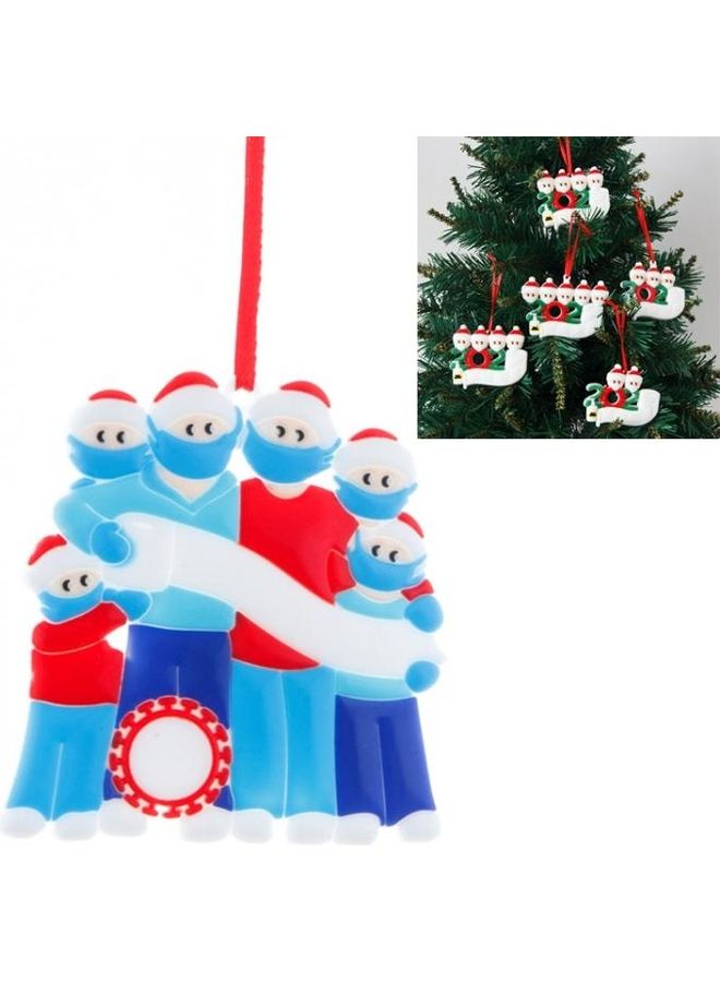 بي جي إم دلاية زينة بتصميم لعائلة من 6 أشخاص من 5 قطع متعدد الألوان - Image 2