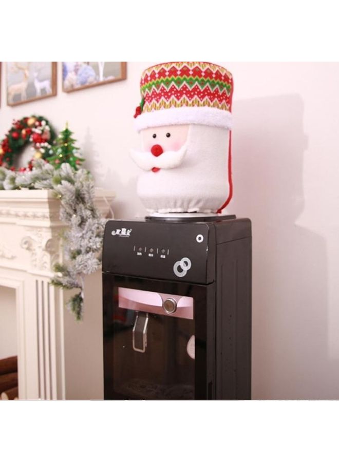 بي جي إم حلية ديكورية بشكل رجل الثلج أبيض/ أحمر/ أخضر - Image 4