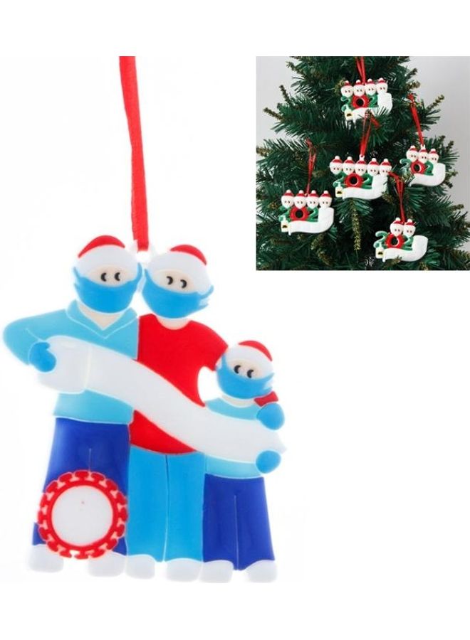 بي جي إم دلاية زينة بتصميم لعائلة من 3 أشخاص من 5 قطع متعدد الألوان - Image 2