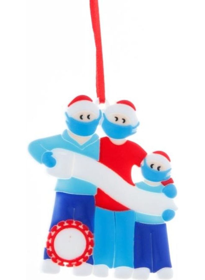 بي جي إم دلاية زينة بتصميم لعائلة من 3 أشخاص من 5 قطع متعدد الألوان - Image 1