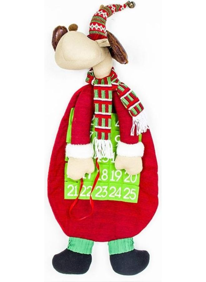 BGM 2-Piece Christmas Puppet Calendar Ornament Set Multicolour - Image 1