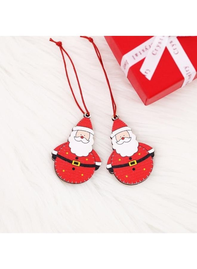 بي جي إم حلية بتصميم دلاية خشبية للزينة من 3 قطع متعدد الألوان - Image 4