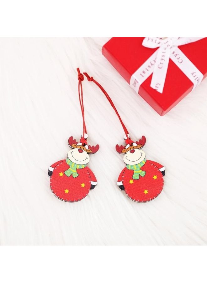 بي جي إم حلية بتصميم دلاية خشبية للزينة من 3 قطع متعدد الألوان - Image 5