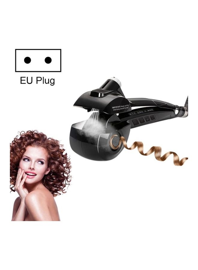 بي جي إم أداة تجعيد الشعر الأوتوماتيكية بتقنية الأيونات السالبة لتوليد الطاقة أسود - Image 1