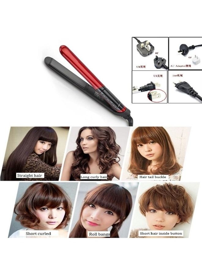 بي جي إم جهاز مخصص لفرد وتجعيد الشعر 2 في 1 مسطح ومزود بشاشة LCD متعدد الألوان - Image 2