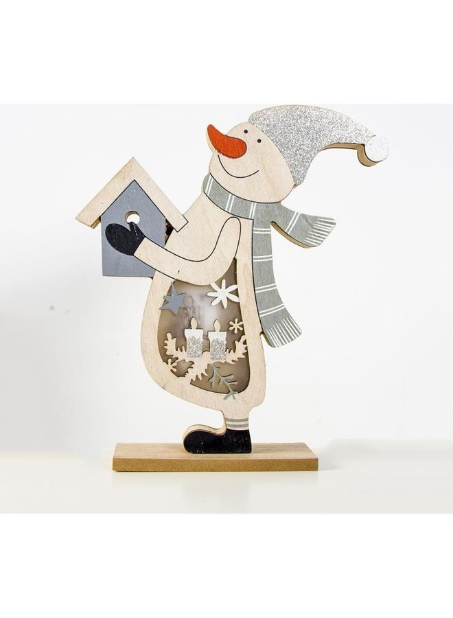 BGM 2-Piece Snowman Decorative Ornament Set Multicolour