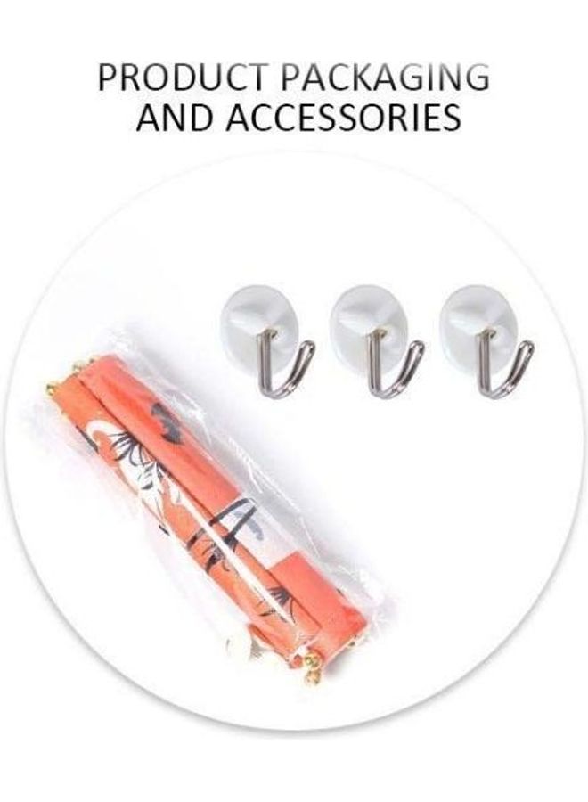 بي جي إم زِينة للتعليق على الباب بتصميم سانتا ورجل الثلج أحمر/ أبيض/ أسود - Image 5