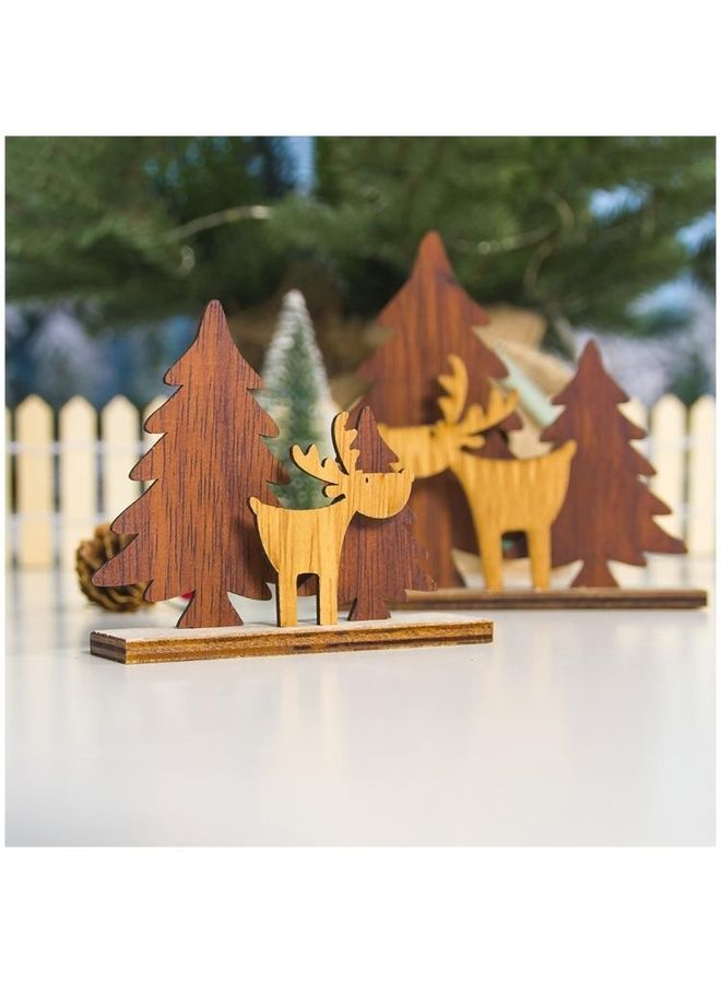 BGM 2-Piece Decorative Elk Ornament Multicolour - Image 4