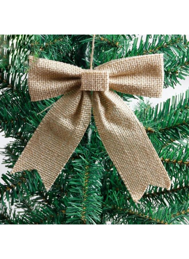 بي جي إم زينة بتصميم عقدة فيونكة معلقة من قطعتين بيج - Image 1