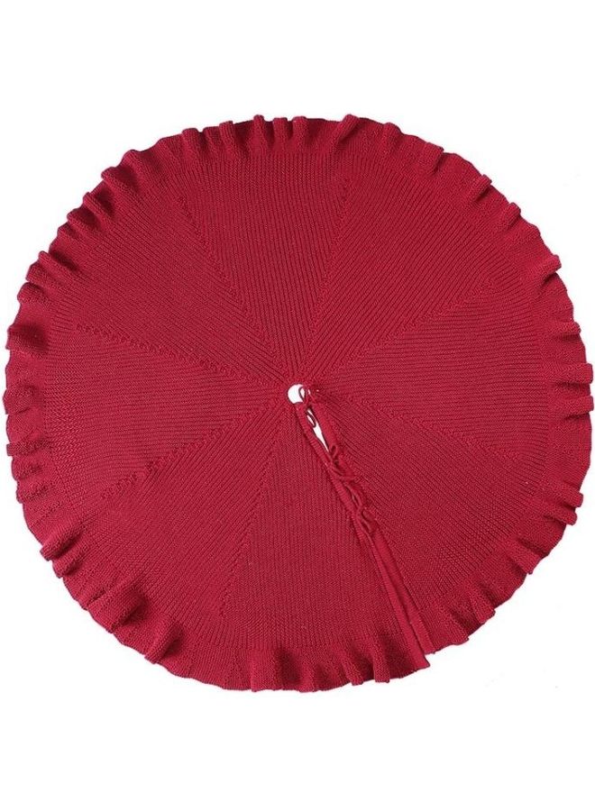 بي جي إم مفرش لشجرة الزينة أحمر 48بوصة - Image 1