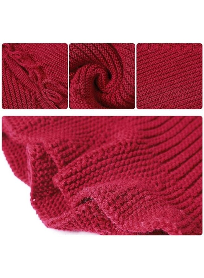 بي جي إم مفرش لشجرة الزينة أحمر 48بوصة - Image 3