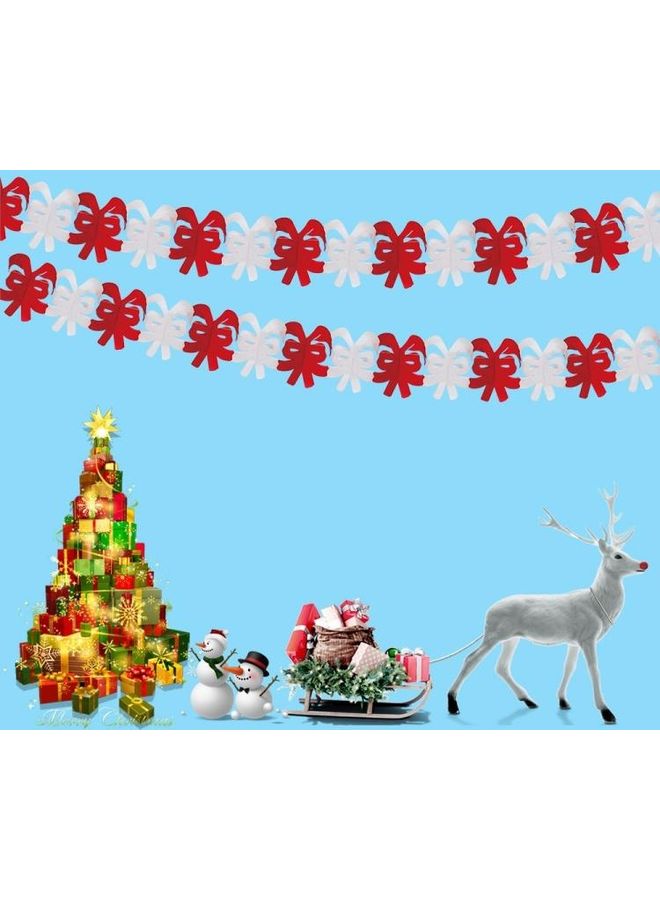 بي جي إم شريط زينة بتصميم فيونكة من قطعتين متعدد الألوان - Image 1