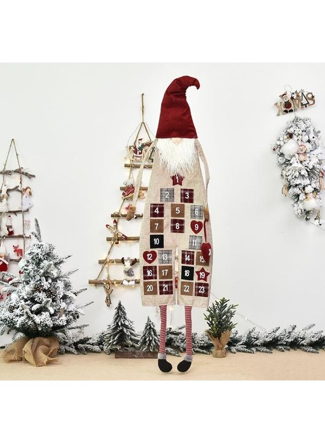 BGM Christmas Burlap Forester Calendar Multicolour - Image 1