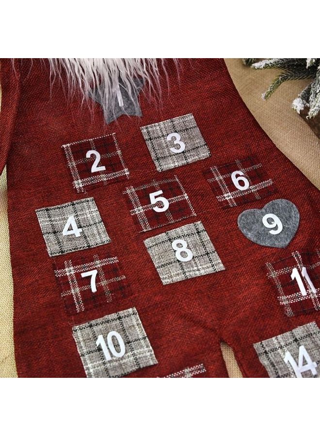 BGM Christmas Burlap Forester Calendar Multicolour - Image 4