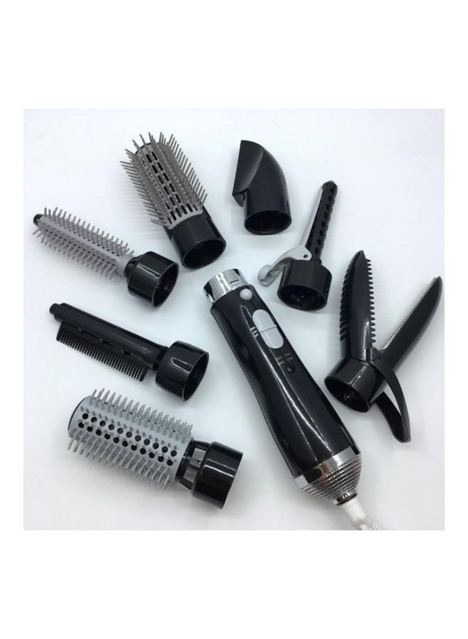 BGM 8 In 1 Professional Hair Dryer With Comb black - Image 3