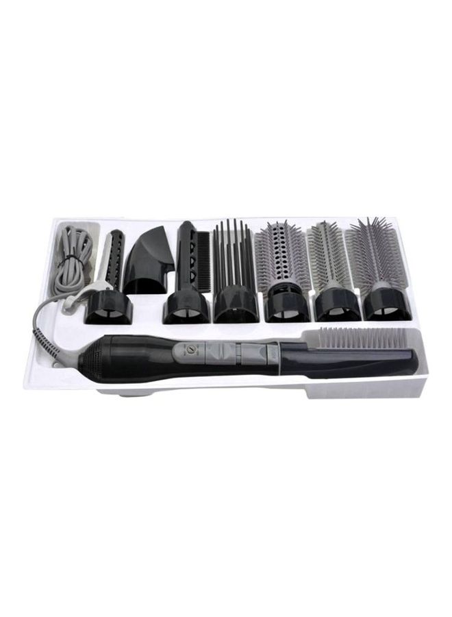 BGM 8 In 1 Professional Hair Dryer With Comb black - Image 2