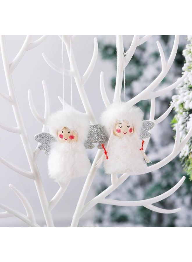 بي جي إم طقم زينة للديكور، مكون من قطعتين أبيض - Image 2