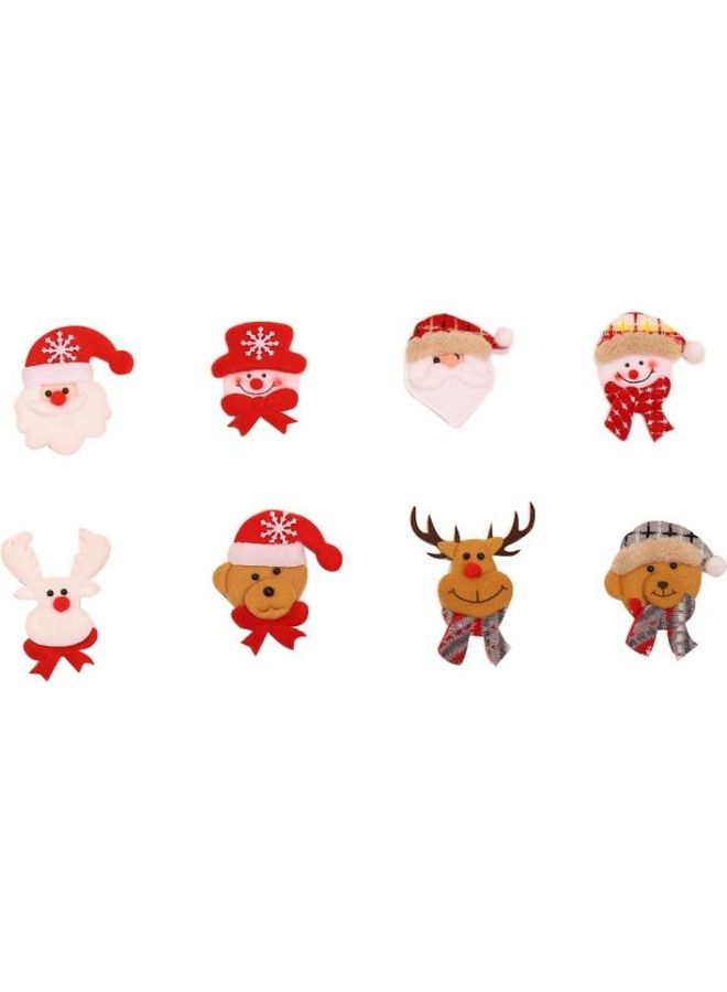 BGM 25-Piece Decorative Snowman Fabric Dolls Multicolour - Image 2