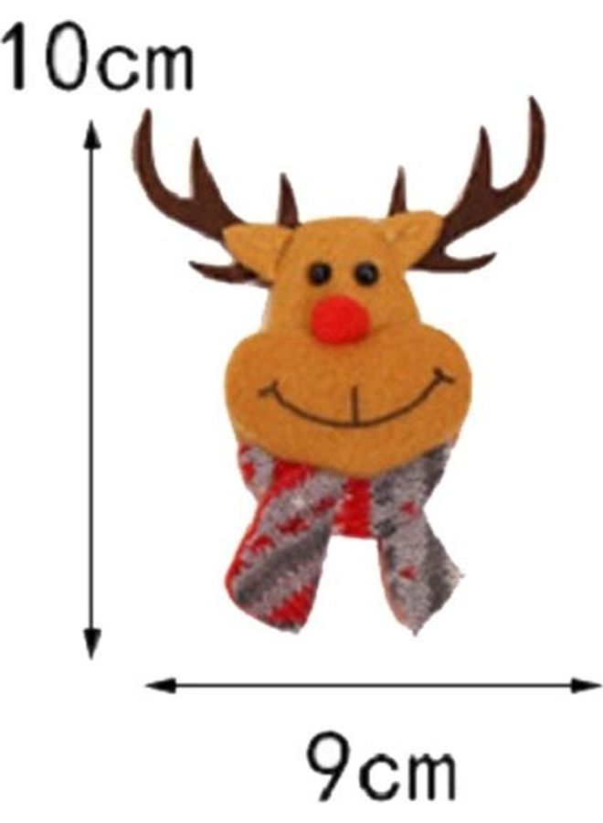 BGM 25-Piece Decorative Snowman Fabric Dolls Multicolour - Image 3