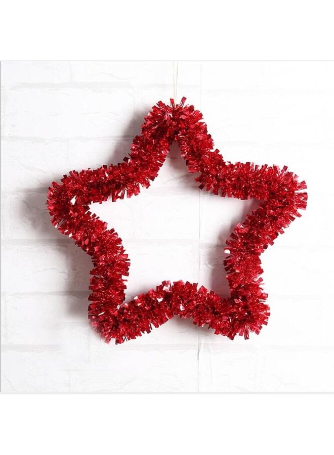 BGM 5-Piece Decorative Ornament Set Red