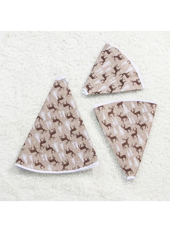 بي جي إم تنورة شجرة للزينة من قطعتين متعدد الألوان - Image 2