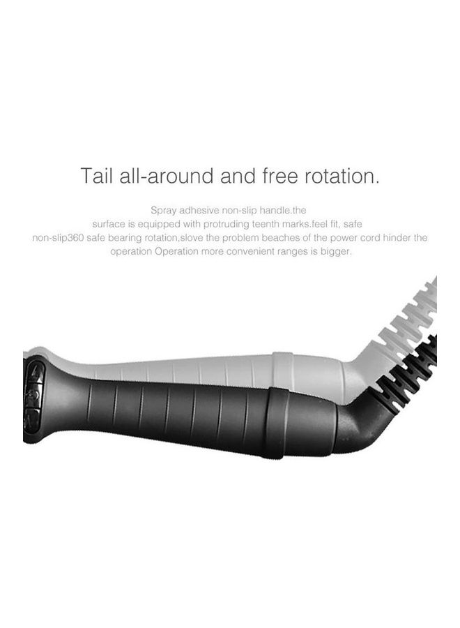 BGM LCD Conical Curling Iron Single Tube Ceramic Glaze Pear Flower Cone Multicolour - Image 5