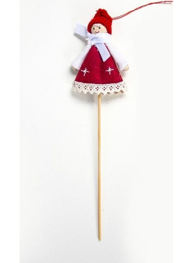 بي جي إم طقم زينة للديكور، مكون من قطعتين أحمر/أبيض - Image 2