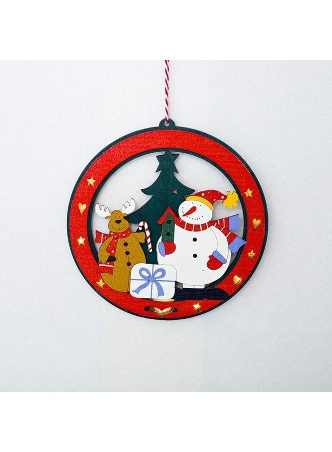 BGM 2-Piece Snowman Decorative Ornament Set Multicolour