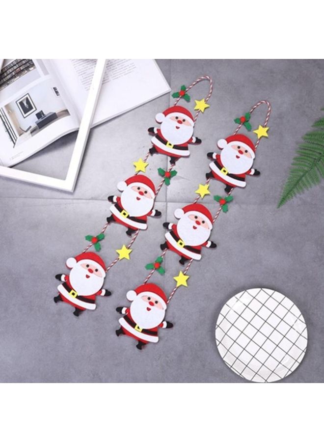 بي جي إم مجموعة دلايات بتصميم دميات علي سلم من 4 قطع متعدد الألوان - Image 2