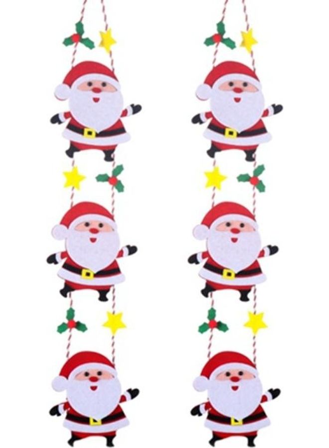 بي جي إم مجموعة دلايات بتصميم دميات علي سلم من 4 قطع متعدد الألوان - Image 3