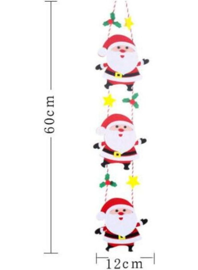 بي جي إم مجموعة دلايات بتصميم دميات علي سلم من 4 قطع متعدد الألوان - Image 1