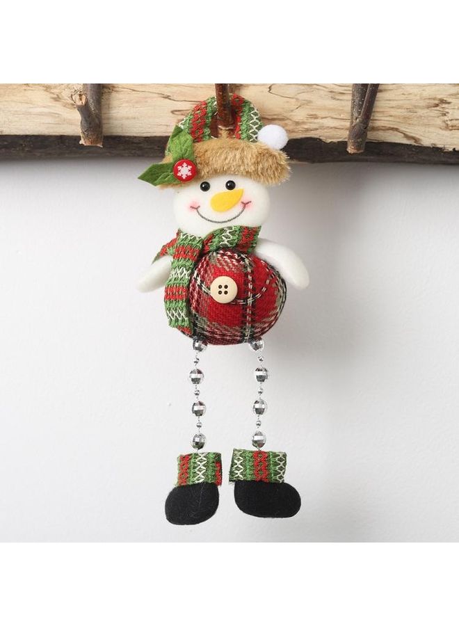 BGM 10-Piece Snowman Decorative Ornament Set Multicolour