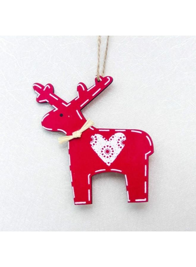 بي جي إم زينة بتصميم الإلكة للتعليق من قطعتين أحمر/أبيض - Image 1