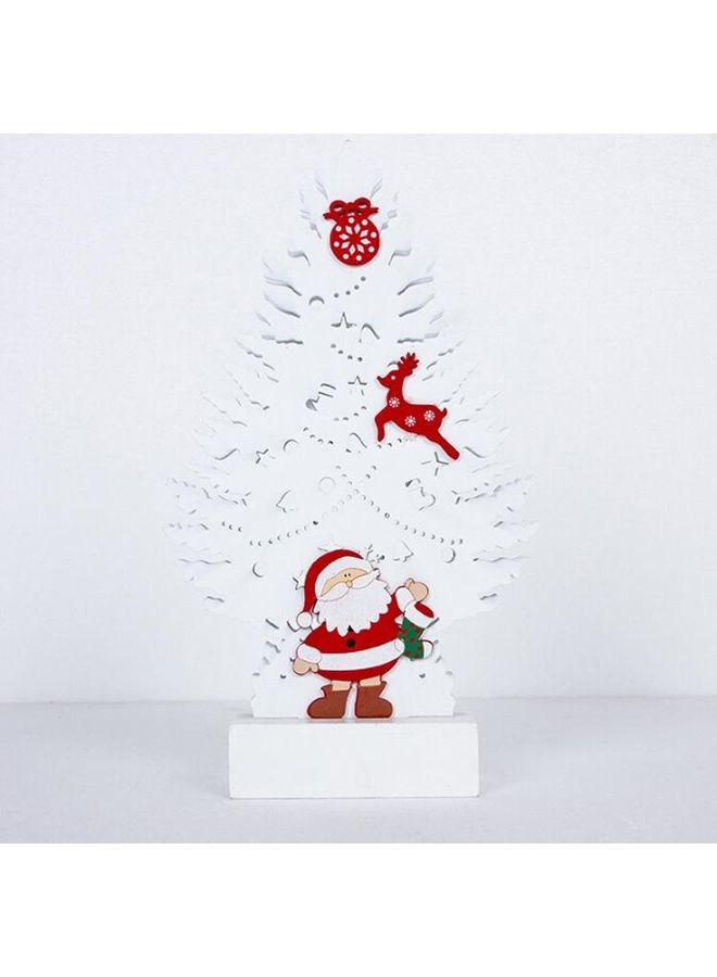 BGM 2-Piece Decorative Ornament Set White/Red/Green