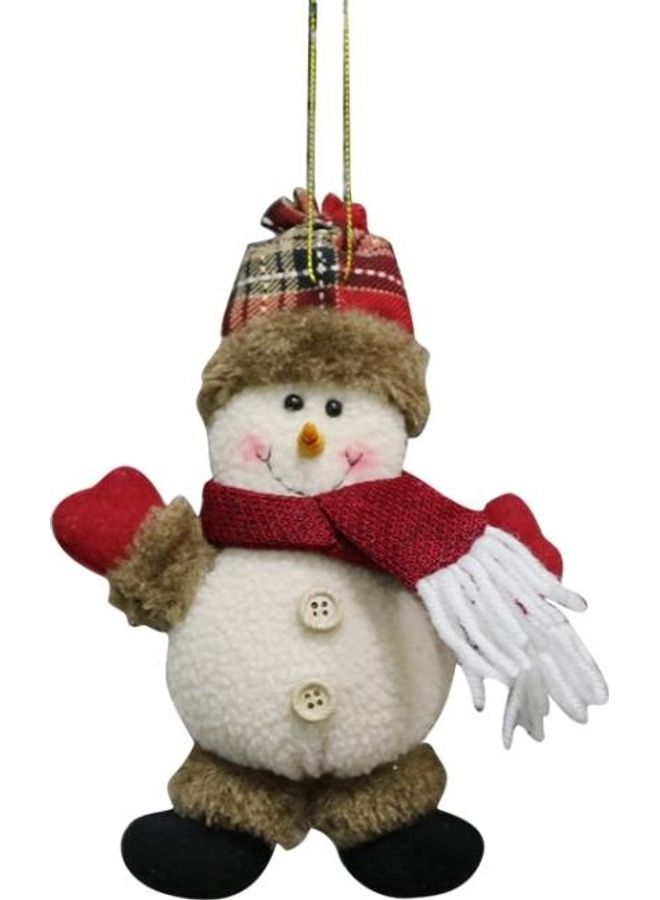 بي جي إم طقم 4 قطع حلية للزينة بتصميم رجل الثلج متعدد الألوان - Image 1