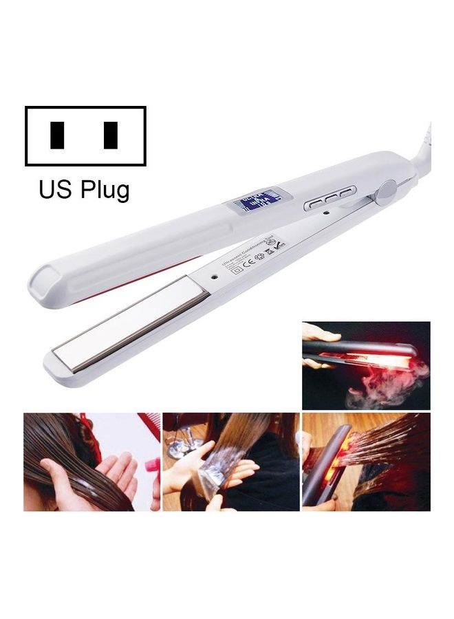 BGM Ultrasound Infrared Cold Perm Straightener White - Image 4