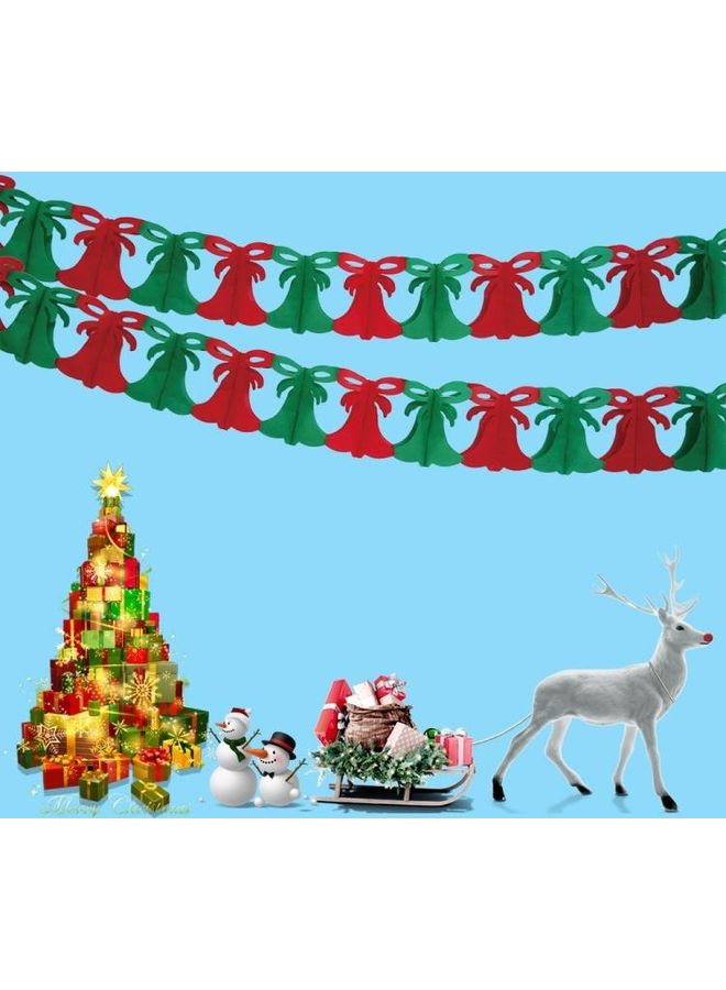 بي جي إم شريط زينة على شكل جرس من قطعتين متعدد الألوان - Image 1