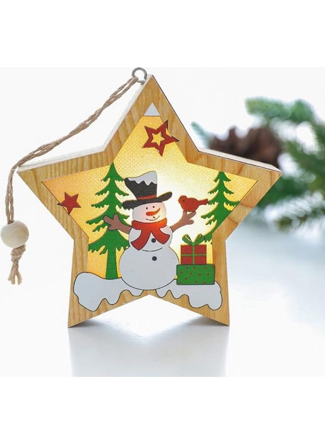 BGM 2-Piece Snowman Decorative Ornament Set Multicolour - Image 1