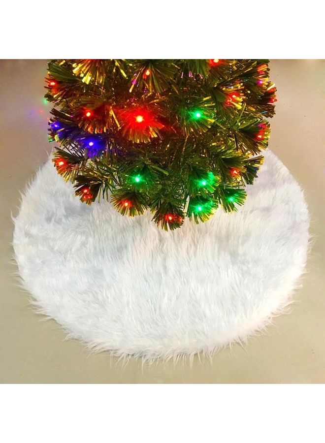 BGM 2-Piece Decorative Tree Skirt White - Image 2