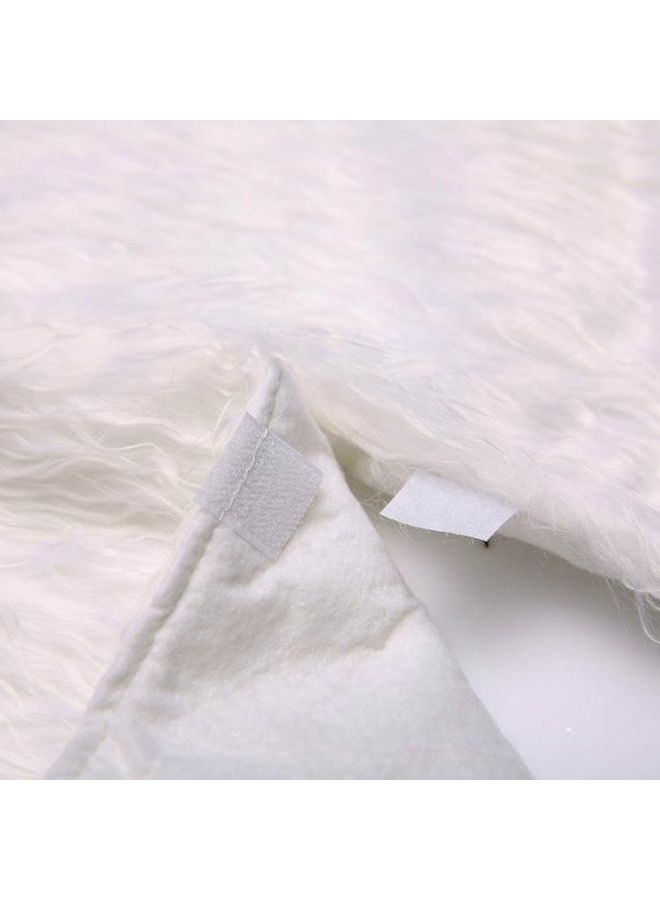 BGM 2-Piece Decorative Tree Skirt White - Image 5