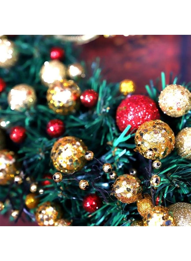 بي جي إم إكليل مزين بفيونكة بتصميم كرة بودرة متعدد الألوان 40سم - Image 3