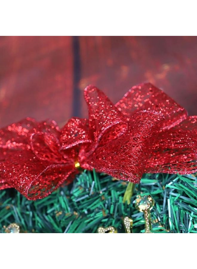 بي جي إم إكليل مزين بفيونكة بتصميم كرة بودرة متعدد الألوان 40سم - Image 4