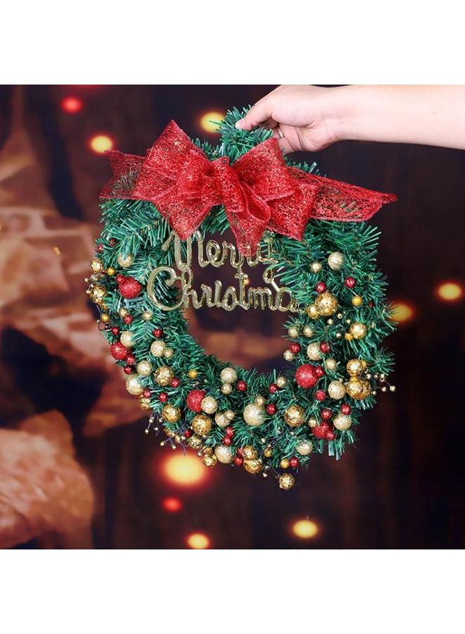 بي جي إم إكليل مزين بفيونكة بتصميم كرة بودرة متعدد الألوان 40سم - Image 5