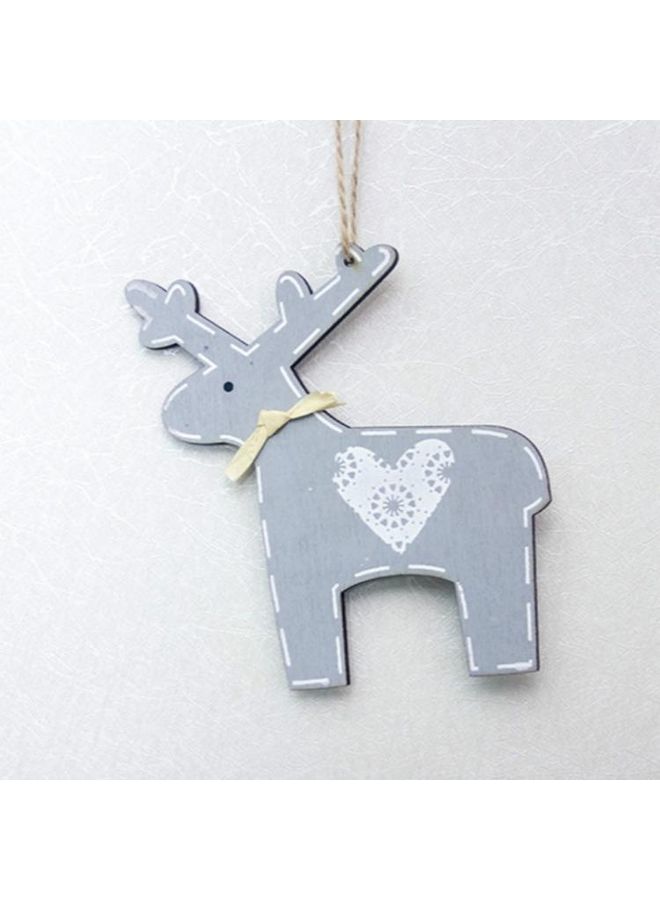 BGM 2-Piece Decorative Hanging Elk Grey - Image 1