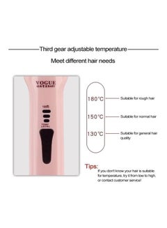 بي جي إم جهاز مخصص لفرد الشعر لاسلكي صغير قابل للشحن بمنفذ USB. وردي  - Image 5
