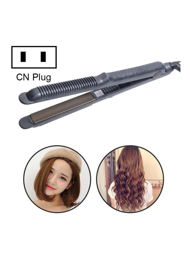 BGM Electronic Hair Curling Irons Temperature Control Titanium Corrugated Fast Warm-up Crimper Tool Multicolour  - Image 1